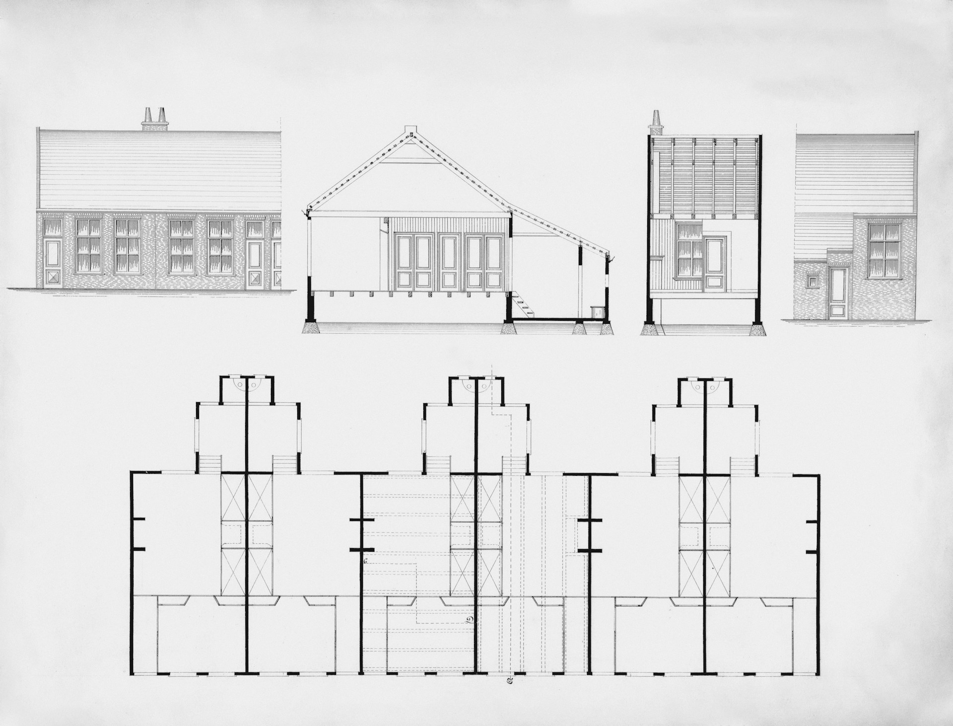 bouwtekening uitbouw